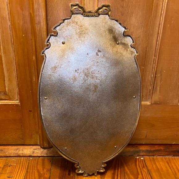 Rustic Detailed Gold Finish Mirror - Picture 4 of 4